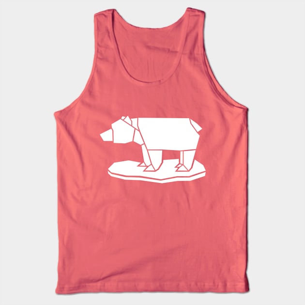 Polar Bear Origami Tank Top by danielasynner